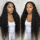 Undetectable Real Transparent Lace Front Wig Water Wave 13x4 Brazilain Human Wigs