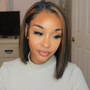 Upgrade Pre Cut Lace | Glueless P1B/30 Silky Straight 13X4/6X5 HD Lace Frontal Pre-plucked Easy Wear And Go Wig