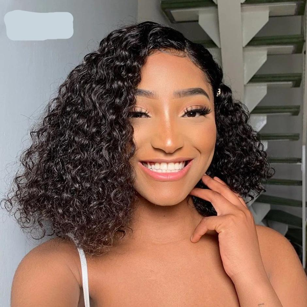Bob Wigs 13x6 Lace Frontal Wigs Water Wave 100% Virgin Human Hair Lace Wig