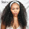 Xrs Beauty Hair 180% Density Jerry Curly Headband Wig Glueless Human Hair Wig Affordable [HBW04]