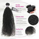 Kinky Curly Natural Black Hair Bundles 1/3/4Pcs | Hair Extensions