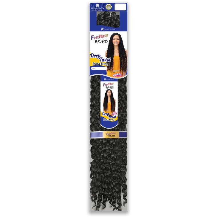 FreeTress Synthetic Crochet Braids - Deep Twist Extra Long