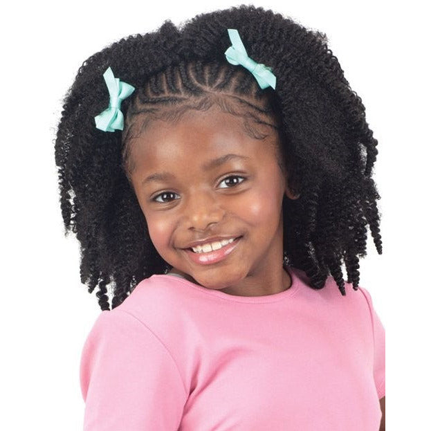 Freetress Synthetic Kids Braids - 3X Pre-Fluffed Poppin Twist 12"