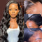 (Super Deal) Megalook $98.89 5X5 HD LACE CLOSURE WIG Straight/Body/Deep Wave 180% Density Natural Human Hair Wigs