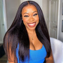 Aligrace 13x4 Lace Kinky Straight Wig