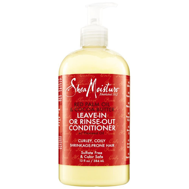 Shea Moisture Red Palm Oil & Cocoa Butter Leave-in / Rinse-Out Conditioner 13 Oz