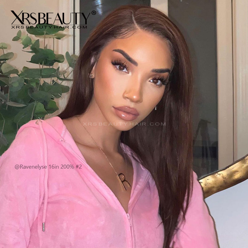 Xrs Beauty Hair Human Hair HD Lace Front Wig Straight 13x6 *NEW* CLEAR LACE & CLEAN HAIRLINE [ LFW11 ]