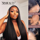 Xrs Beauty Hair Human Hair HD Lace Front Wig Yaki Straight 13x6 *NEW* CLEAR LACE & CLEAN HAIRLINE [LFW19]