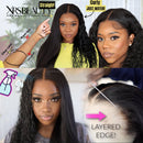 Xrs Beauty Hair Glueless HD Lace Front Human Hair Wigs *New* Clear Lace & Clean Hairline Wet and Wavy Natural Looking Wigs for black women [LFW30]