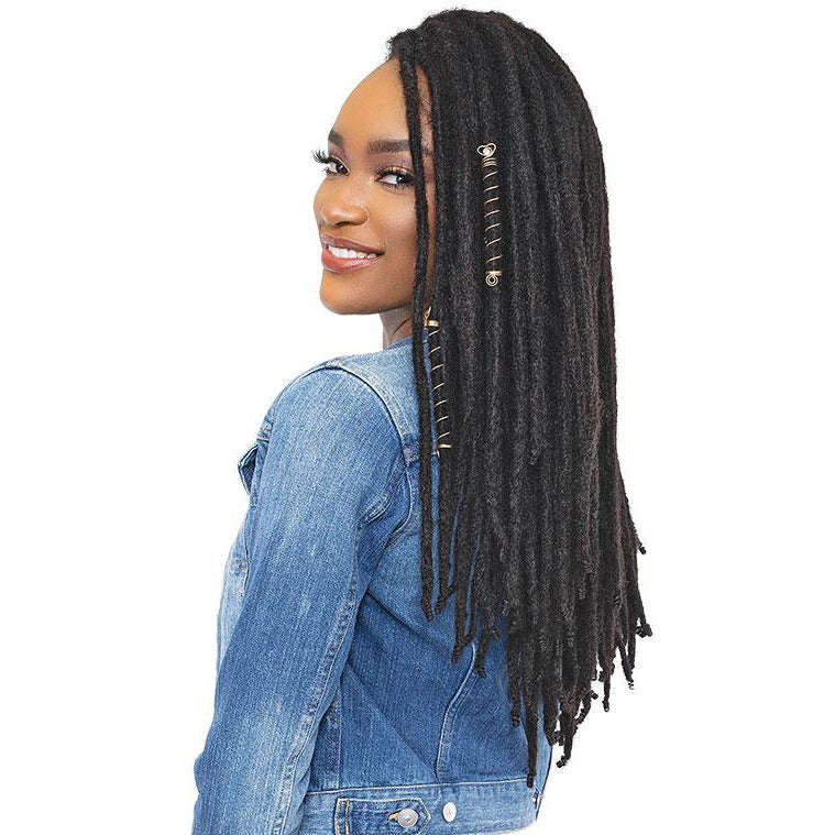 Janet Collection 100% Human Hair Locs - Loc-N-Roll 12"-18"