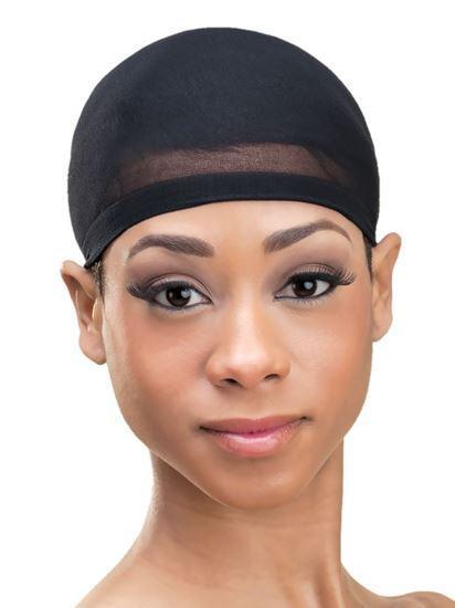 LOOSE STOCKING WIG CAP BLACK (1 PC) - SOLD INDIVIDUALLY