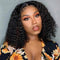 Fashion Curly Bob Wig Thin V Part Wig Without Leave Out NO Lace NO Glue