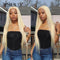 Xrs Beauty Hair Long Straight 613 Blonde Human Hair 13x4 Lace Front Wig [CFW01]