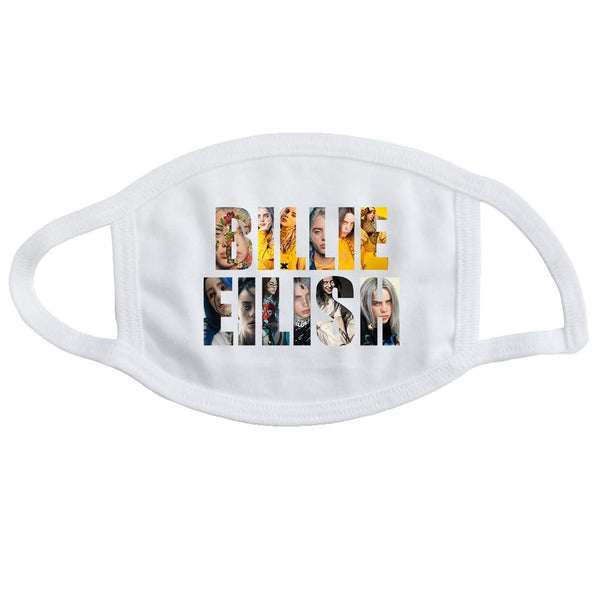 Billie Eilish Face Mask - White