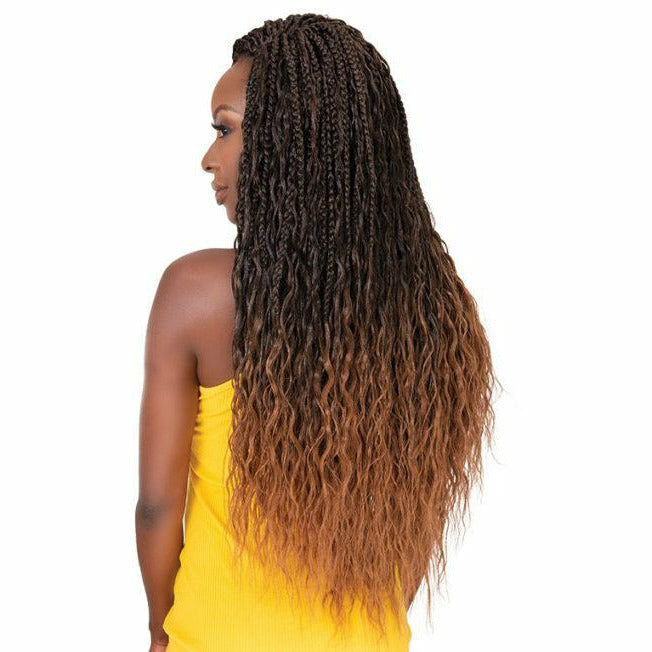 Janet Collection Nala Tress Synthetic Crochet Braids - Messy Box Braid 24"