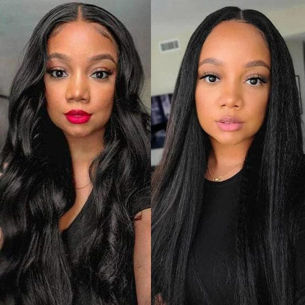 Mslynn V Part Wig Pay 1 Get 2 Wigs No Leave Out Wig Upgrade U Part Wigs Glueless Wig