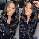 V Part Wig Body Wave Human Hair No Leave Out Thin Part Upgrade U Part Wig Glueless Wig