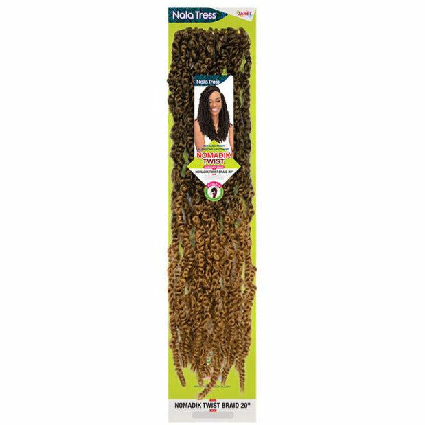 Janet Collection Nala Tress Synthetic Crochet Braids - Nomadik Twist Braid 20"