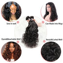 Natural Wave Virgin Hair Bundles 1/3/4Pcs Black Hair Extensions