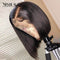 Xrs Beauty Hair 13x4 Side Part Asymmetrical Bob Wig Pre Plucked Lace Front Human Hair [BOB05]