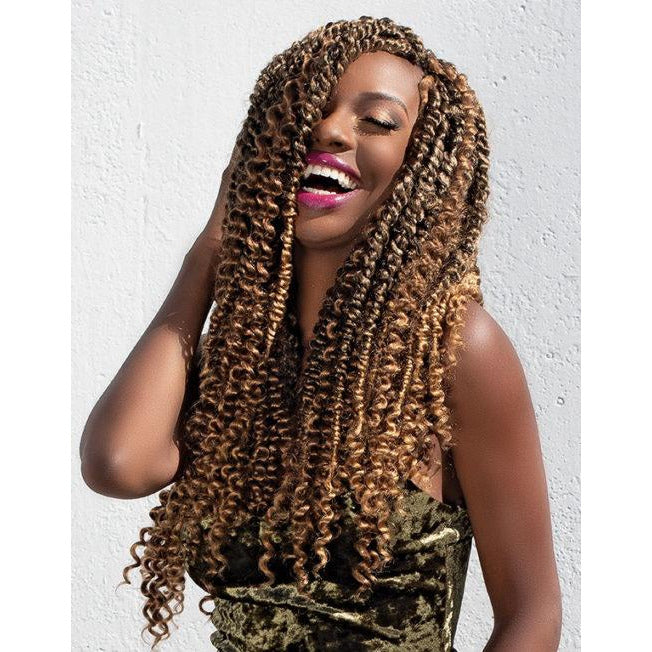 Janet Collection Nala Tress Synthetic Braids - Passion Water Wave 24"