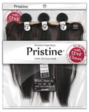 Mane Concept Pristine Straight 3PCS with 13x4 Lace Closure 100% Brazillian Human Hair