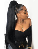 Jessies Wig Straight 360 Lace Front Wig Brazilian Human Hair Wig (Can Do Half Up Half Down Hair Styles)