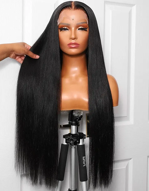 Jessies Wig 30INCH Crystal Lace 5X5 UNDETECTABLE HD Lace Brazilian Straight Human Hair Lace Closure Wigs