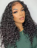 Jessies Wig Full Lace Wig With 4C Hairline Edge Curly Brazilian Human Hair Wigs