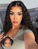 Jessies Wig Water Wave Pre Cut Lace 5x6 Wig Glueless Crystal HD Lace Pre-plucked Human Hair Wigs