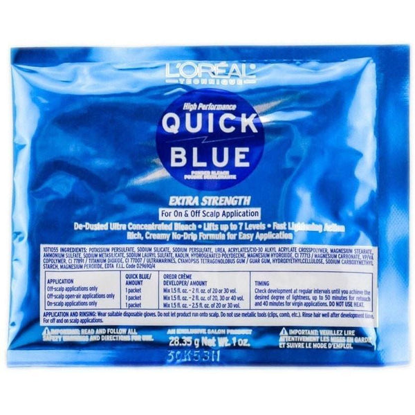 L'Oreal Technique Quick Blue Powder Bleach 1  Oz