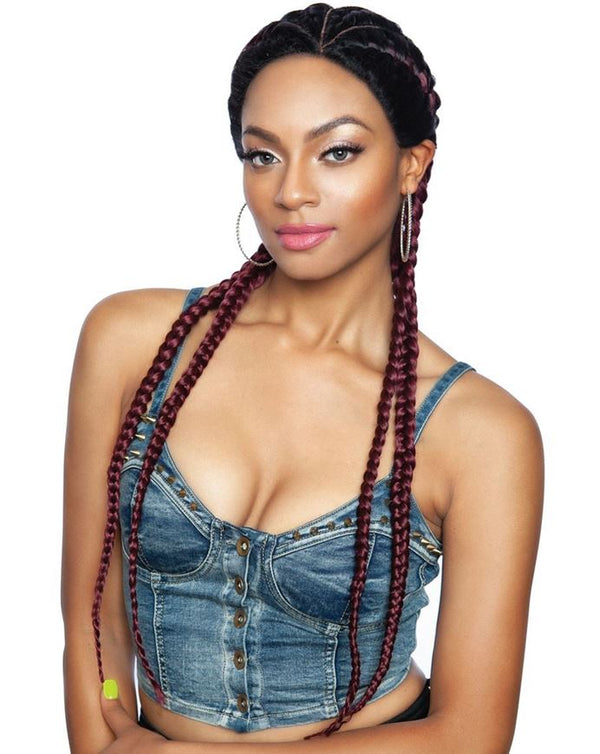 Red Carpet Ghana Braid Lace Wig - RCBG01 28"