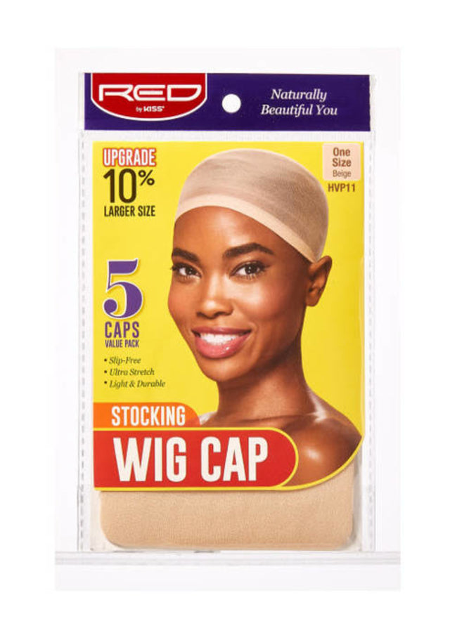 RED BY KISS Stocking Wig Cap - 5 Caps