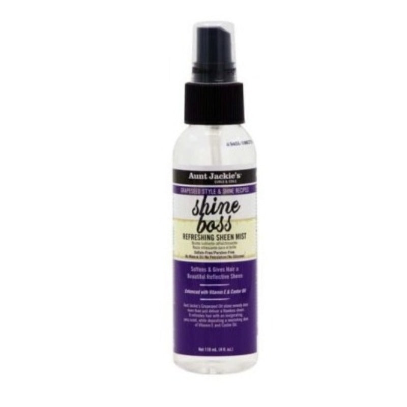 Aunt Jackie's Shine Boss Refreshing Sheen Mist (4 Oz)