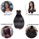 Natural Color Straight Virgin Hair Bundles 1/3/4Pcs