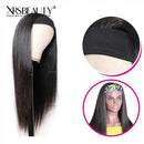 Xrs Beauty Hair 180% Density Glueless Straight Human Hair Headband Wig [HBW02]