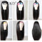 Xrs Beauty Hair 180% Density Glueless Straight Human Hair Headband Wig [HBW02]