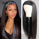 Xrs Beauty Hair 180% Density Glueless Straight Human Hair Headband Wig [HBW02]