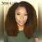 Xrs Beauty Hair Ombre Brown Kinky Curly Lace Front Wigs [CFW84]