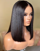 Jessies Wig Glueless HD Lace Pre cut 13x4 Short Blunt Cut Bob Lace Wig 4x4 Brazilian Remy Straight Hair Wigs