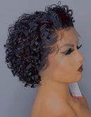 Jessies Wig Pre Cut HD Lace Glueless Short Curly Pixie Cut Wigs 13x4 Frontal Wigs 4x4 Lace Closure Wigs