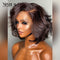 Xrs Beauty Hair 12 Inch Side Part Messy Bob Light Reddish Brown Lace Front Wig [BOB51]