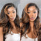 Highlight Blonde Balayage 1B/30 Body Wave 13X4 Lace Front Human Hair Wigs