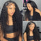 Mslynn Transparent 13x4 Lace Front Wig 100% Virgin Hair Kinky Curly Glueless Lace Wig