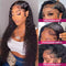 Mslynn Transparent 13x4 Lace Front Wig 100% Virgin Hair Kinky Curly Glueless Lace Wig