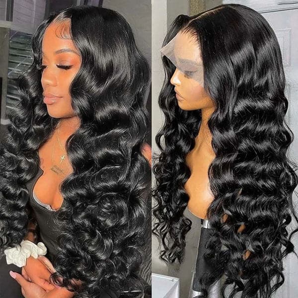 Mslynn Loose Deep Wave Hair 13X4 Lace Front Wig Transparent Lace Wigs