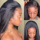 Straight Wig Type 4C Edges Hairline 13X4 Lace Wig Brazilian Human Hair Wigs For Women