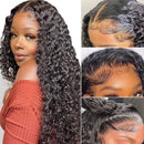 Mslynn Transparent 13x4 Lace Front Wig Water Wave Human Hair Lace Front Wigs