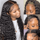 Mslynn 13x6 Lace Front Wig Deep Wave Human Hair Wigs Natural Hairline Curly Lace Frontal Wig