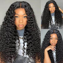 Mslynn 13x6 Lace Front Wig Deep Wave Human Hair Wigs Natural Hairline Curly Lace Frontal Wig